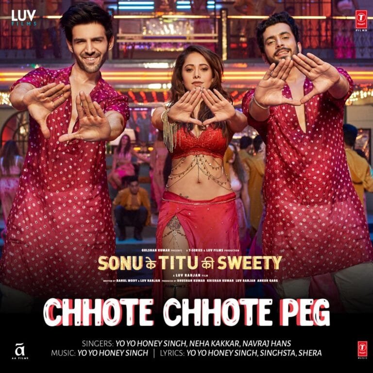 Chhote Chhote Peg Lyrics – Sonu Ke Titu Ki Sweety (2018)