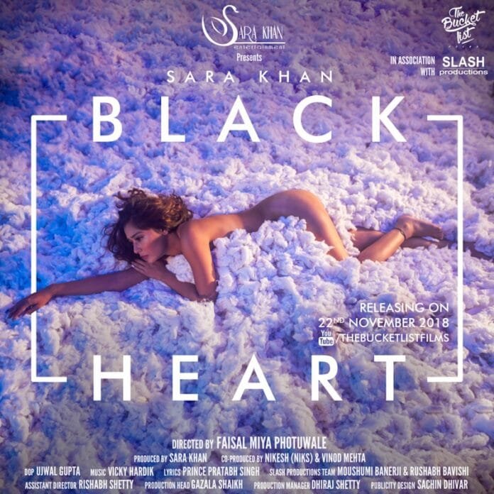 Black Heart Lyrics - Sara Khan Vicky Hardik