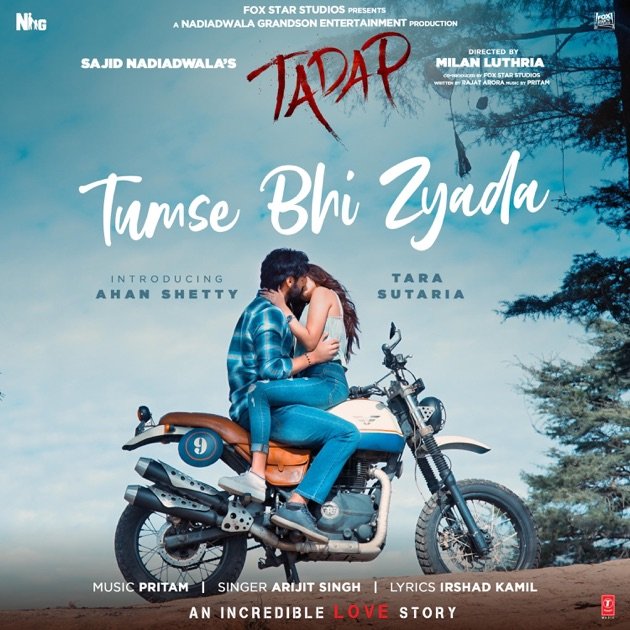 Tumse Bhi Zyada Lyrics - Arijit Singh Tadap (2021)